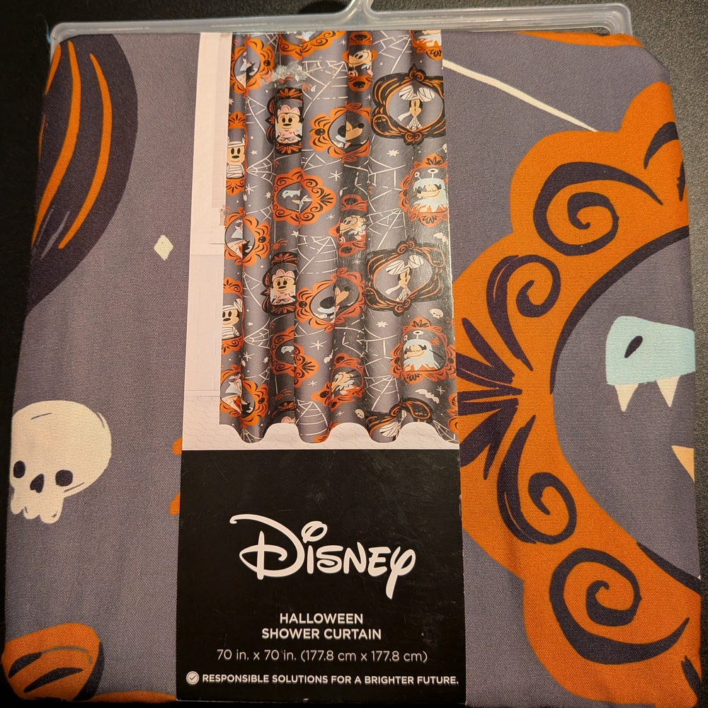 Disney Halloween Shower Curtain